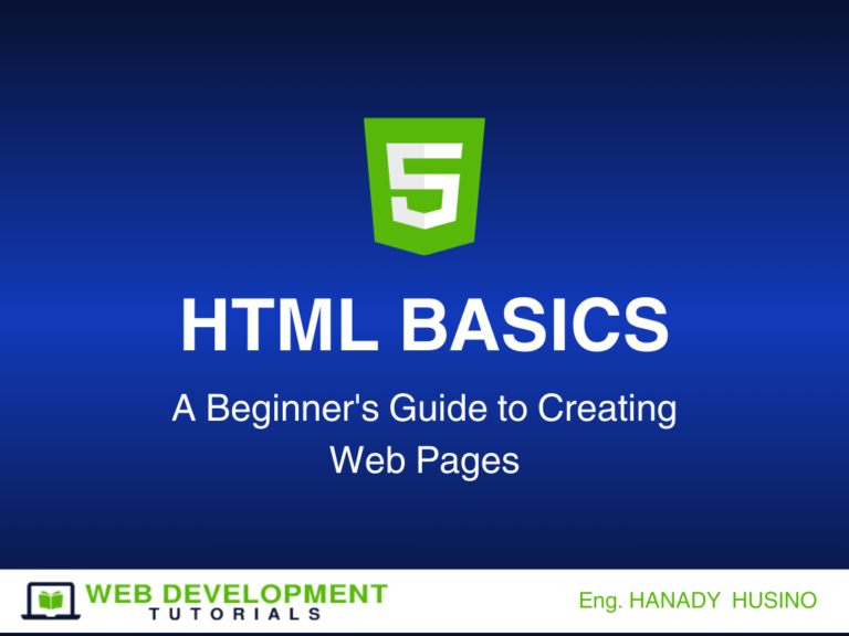 html basics